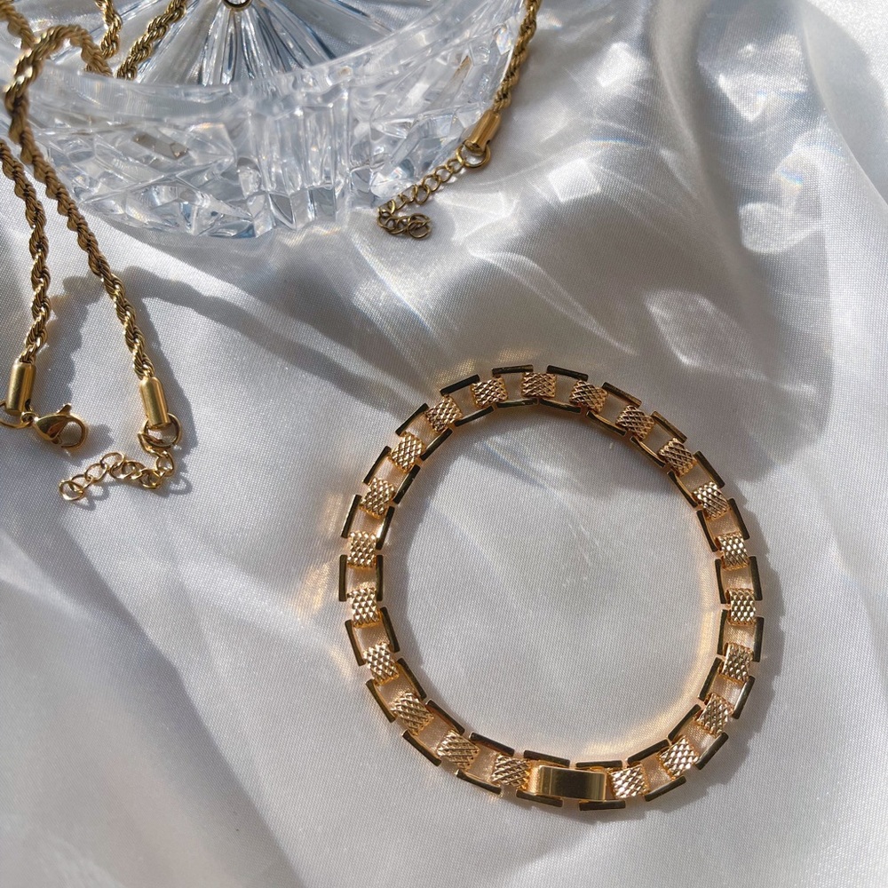 *Last One* Link up Bracelet 18k Gold Filled